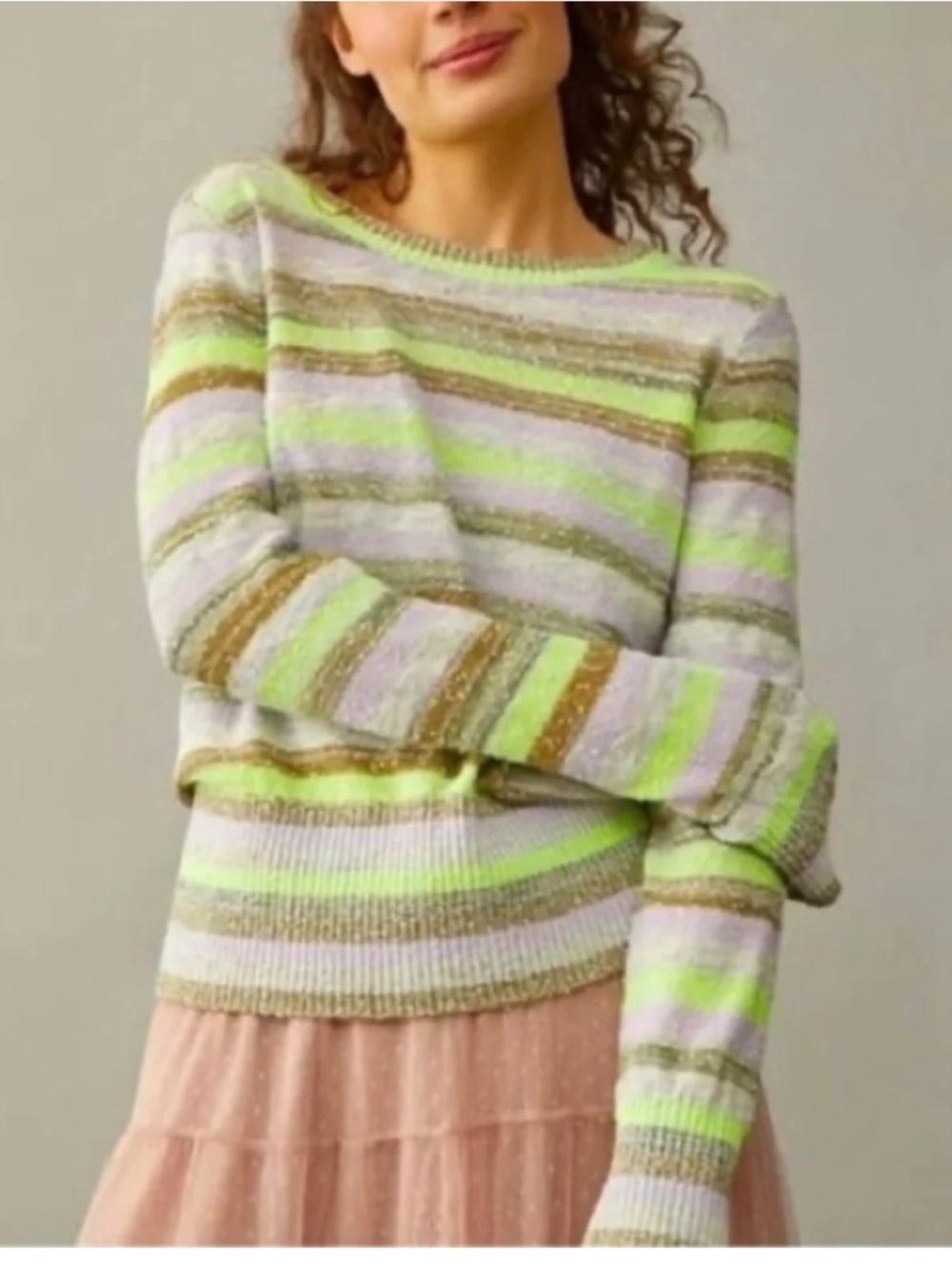 Anthropologie Pilcro Darby Stripe Sweater